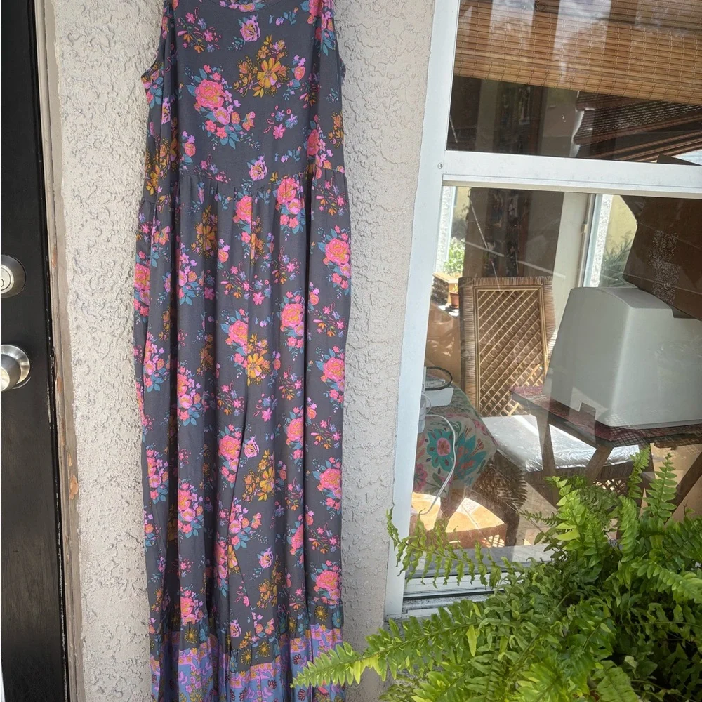 Natural Life jumpsuit 100% Rayon very good condition, XL - Picture 1 of 8